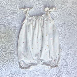 Baby Gap Organic Cotton Polka Dot Romper